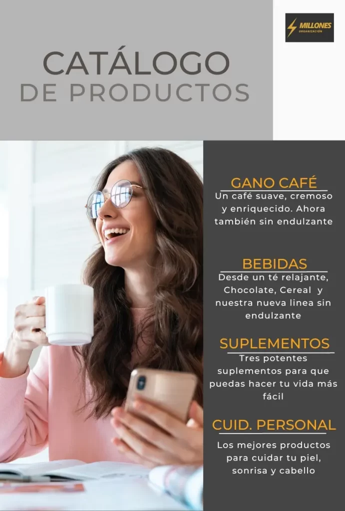 catálogo de productos Gano Excel